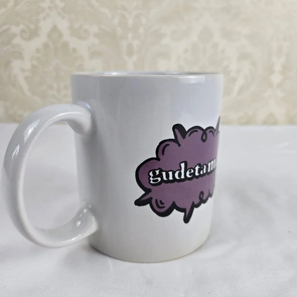 Gudetama by Sanrio Dumpling Ramen Noodle Graphic Coffee Mug Large Size